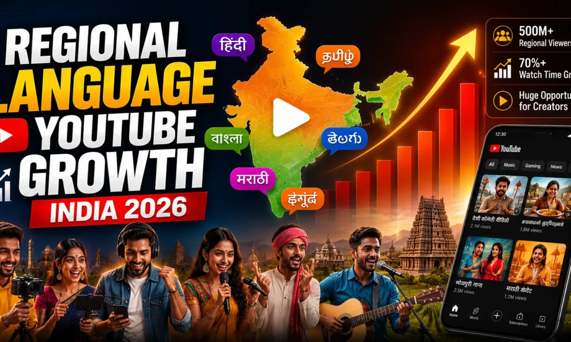 Regional language YouTube growth India 2026