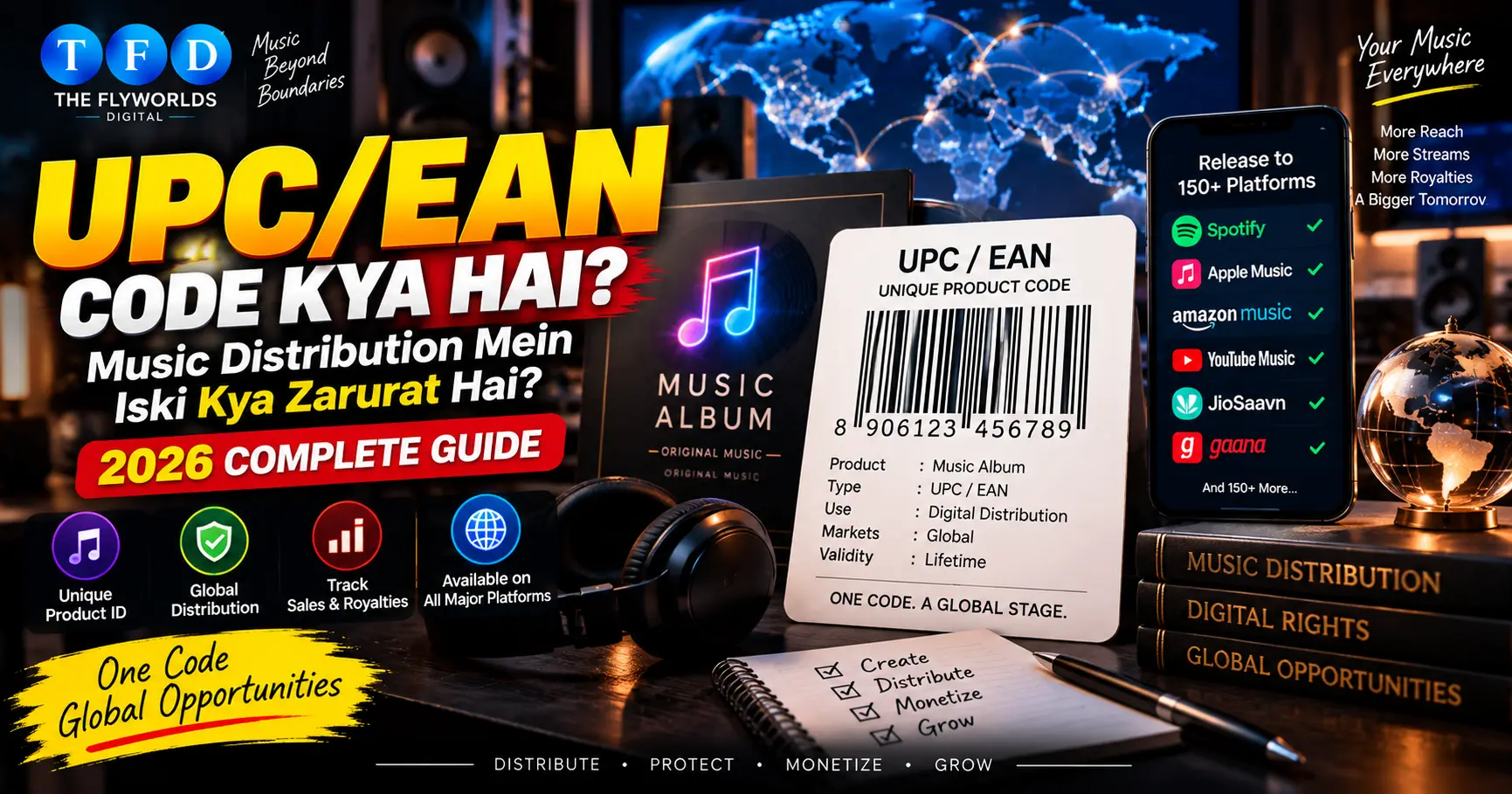 UPC/EAN Code Kya Hai? Music Distribution Mein Iski Kya Zarurat Hai (2026 Complete Guide)